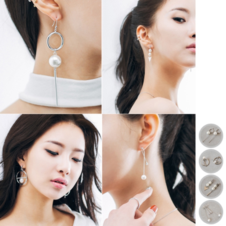 【ea18130】ピアス レディース パール | KawaiCat | 詳細画像1 