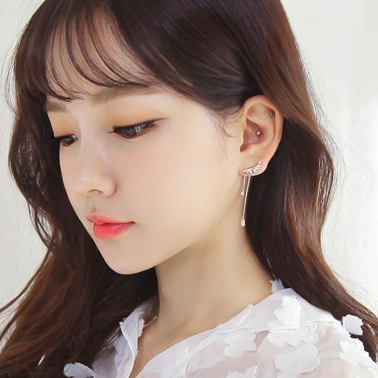 シルバー92 4芯 ピアス | KawaiCat | 詳細画像4 