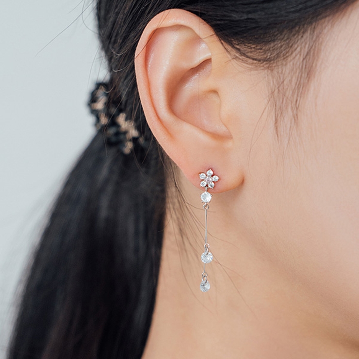 シルバー芯 ピアス レディース | KawaiCat | 詳細画像5 