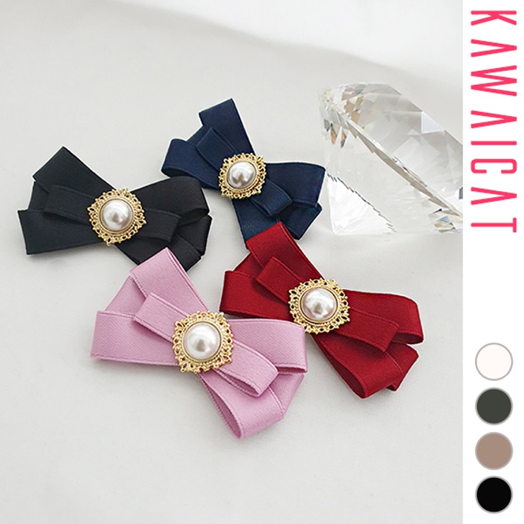 ブローチ レディース リボン | KawaiCat | 詳細画像1