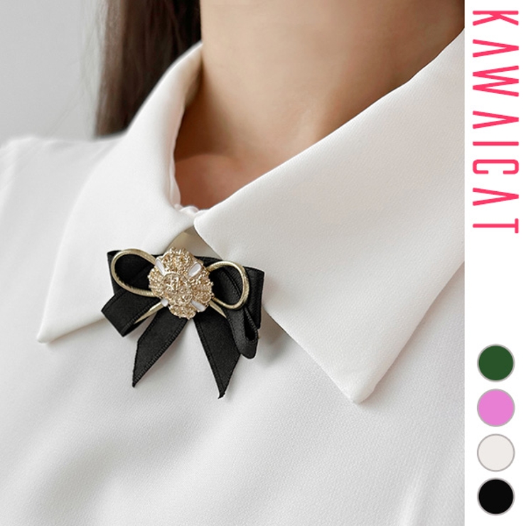 ブローチ レディース リボン | KawaiCat | 詳細画像1 