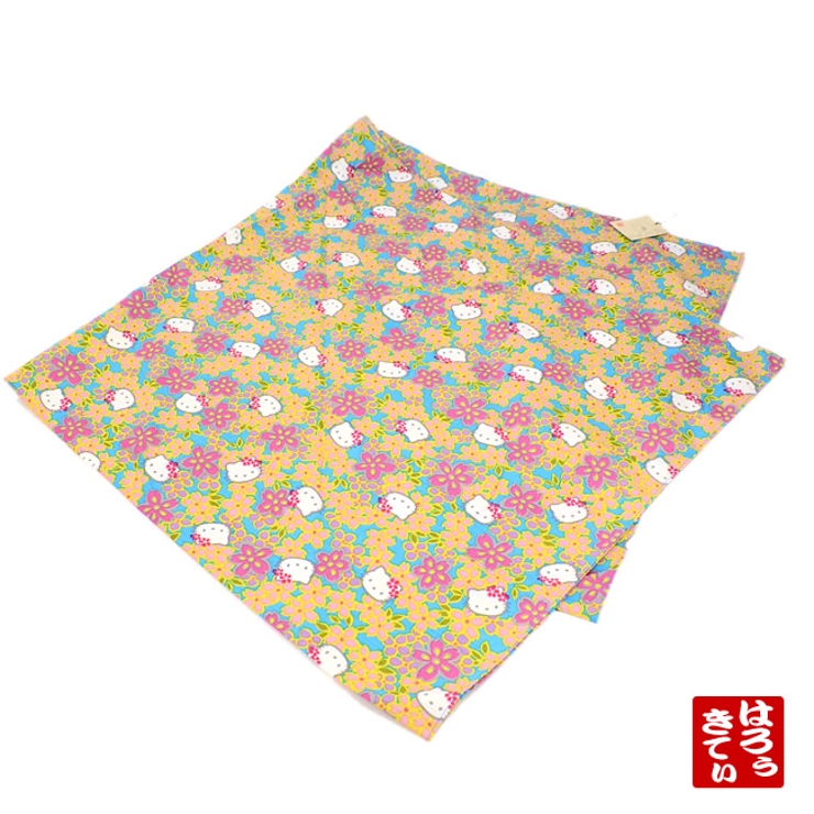 ハローキティ 風呂敷 大判 花柄 三巾 和柄 水色 品番 Kicw Kimonocafe キモノカフェ のレディースファッション通販 Shoplist ショップリスト