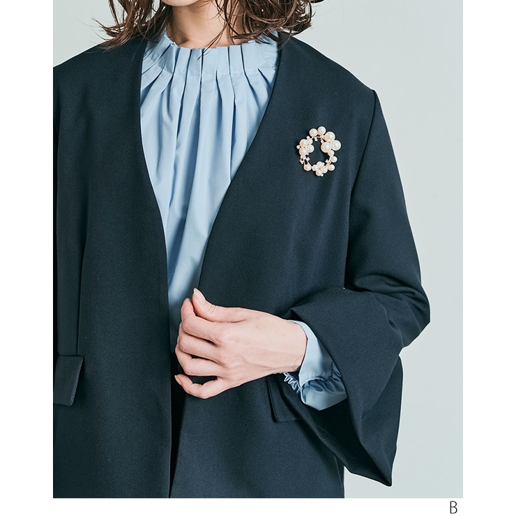 イミテーションパールサークルブローチ類 アクセサリー ブローチ | kirakiraShop  | 詳細画像11 