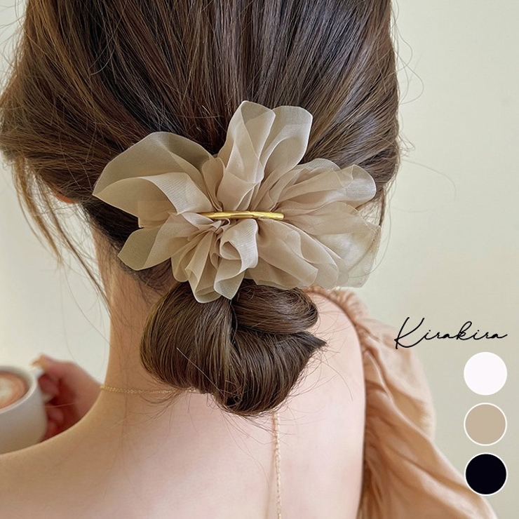 【SHOPLIST限定】フラワーリボン風バレッタ 小物 雑貨 | kirakiraShop  | 詳細画像1 