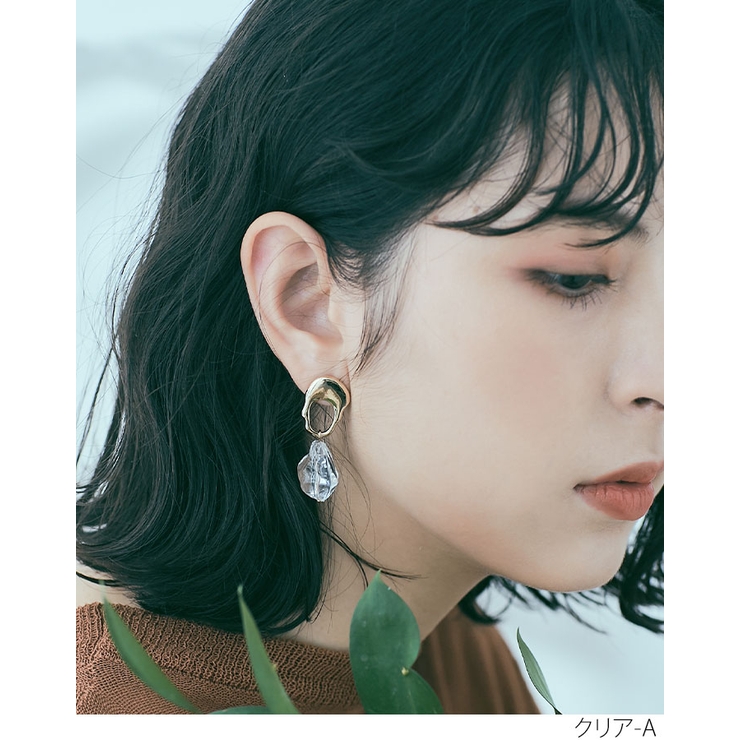 【SELF PORTRAIT】金メッキドロップイヤリング Jewellery - Designer Earrings, Necklaces & Bracelets – self