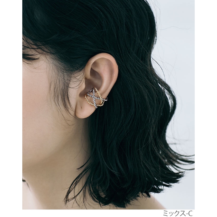 シルバー Times ゴールドミックスイヤーカフ 小物 アクセサリー 品番 Ik Kirakirashop キラキラショップ のレディースファッション通販 Shoplist ショップリスト