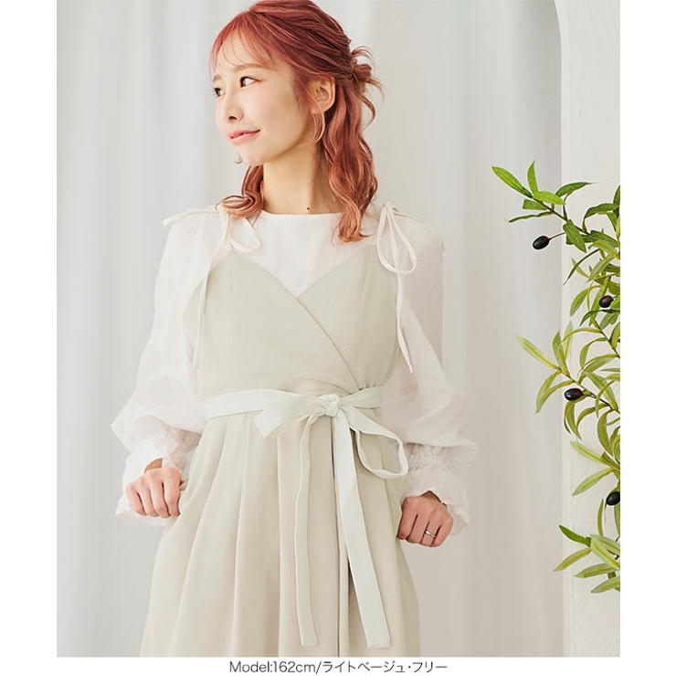 ショルダーリボンカシュクールエプロン エプロン ショルダーリボン | KOBE LETTUCE | 詳細画像12 