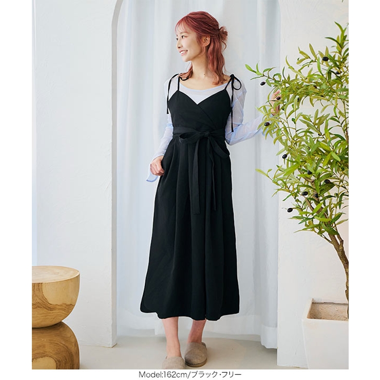 ショルダーリボンカシュクールエプロン エプロン ショルダーリボン | KOBE LETTUCE | 詳細画像15 