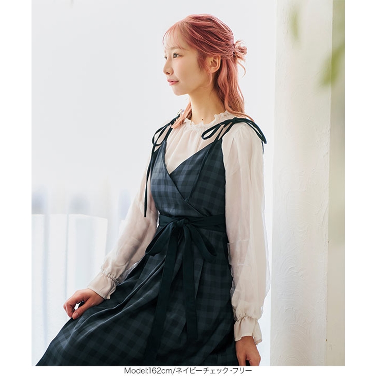 ショルダーリボンカシュクールエプロン エプロン ショルダーリボン | KOBE LETTUCE | 詳細画像20 