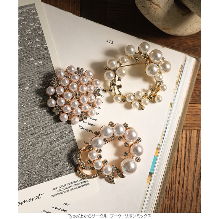 パールモチーフブローチ［J1132］ | KOBE LETTUCE | 詳細画像9 