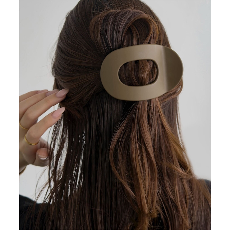 マットベージュ | もたれられるヘアクリップ［J1209］ もたれられるヘアクリップ レディース | KOBE LETTUCE