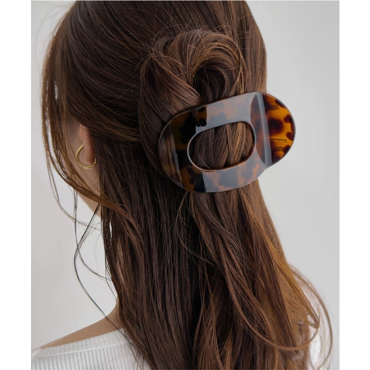 べっ甲ブラウン | もたれられるヘアクリップ［J1209］ もたれられるヘアクリップ レディース | KOBE LETTUCE
