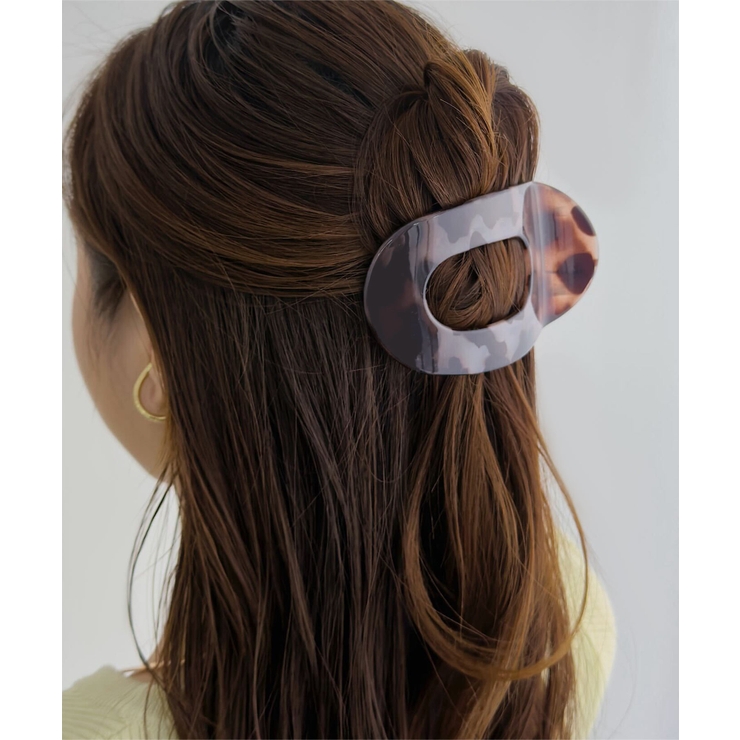 べっ甲アイボリー | もたれられるヘアクリップ［J1209］ もたれられるヘアクリップ レディース | KOBE LETTUCE