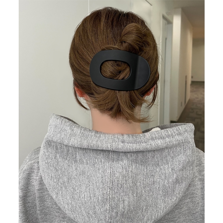 マットブラック | もたれられるヘアクリップ［J1209］ もたれられるヘアクリップ レディース | KOBE LETTUCE