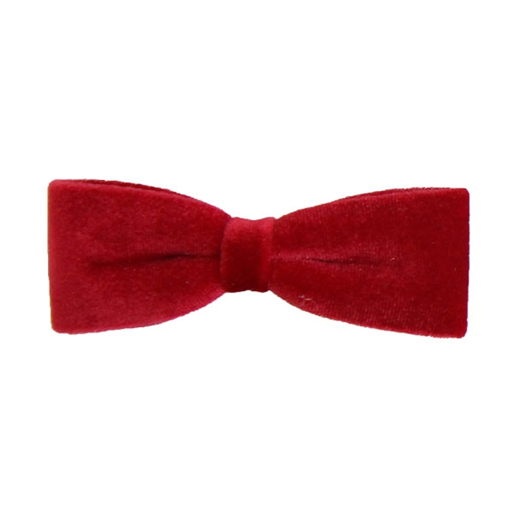 レッド×ベロアリボン | リボンヘアアクセサリー 子供服 キッズ 女の子 秋 冬 小物 韓国子供服 | 子供服Bee