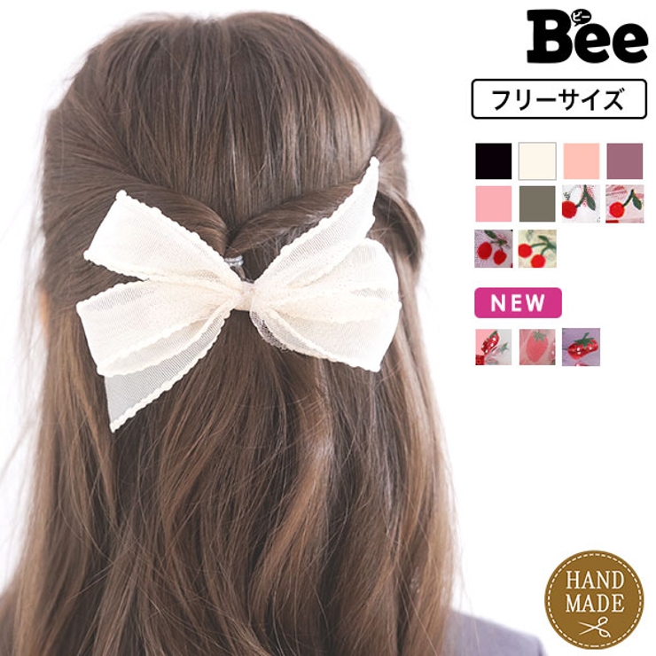 リボンヘアクリップ 子供服 キッズ 女の子 春 夏 秋 冬 小物 韓国子供服 | 子供服Bee | 詳細画像1 