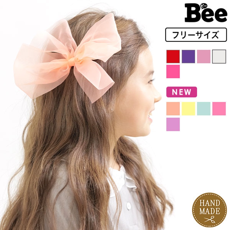 リボンヘアクリップ 子供服 キッズ 女の子 春 夏 秋 冬 小物 韓国子供服 | 子供服Bee | 詳細画像1 