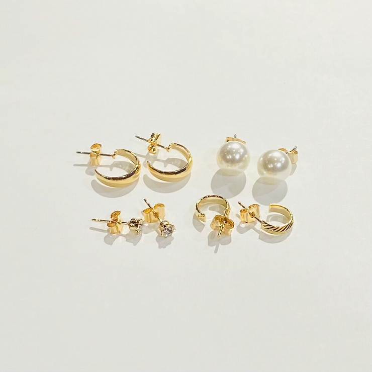 マルチピアス4SET | マルチピアス 4SET韓国 ファッション | lattencos