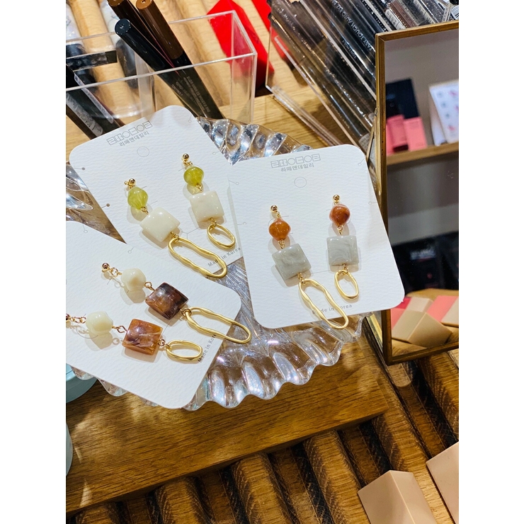 ストーン ドロップ ピアス韓国 | lattencos | 詳細画像5 