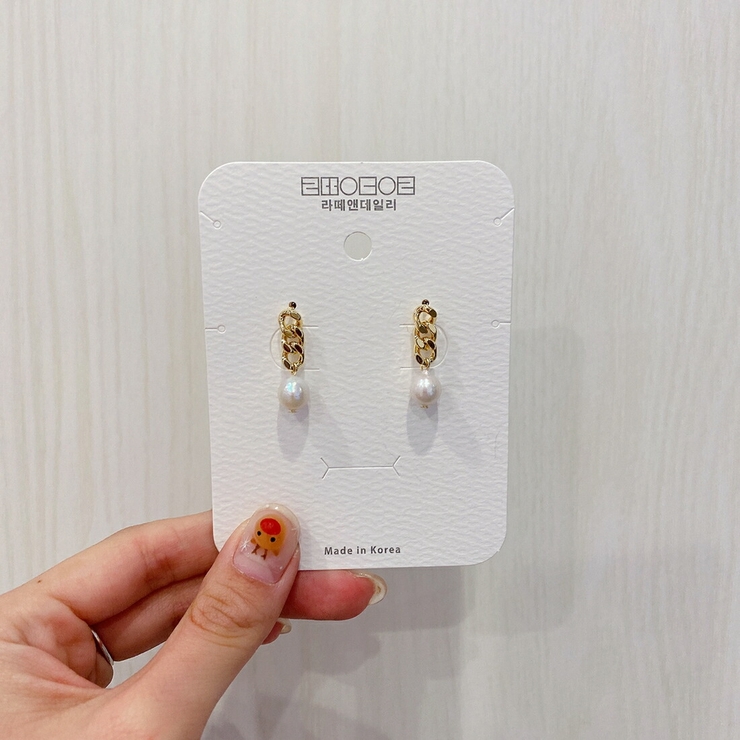 パールドロップピアス | パールドロップピアス韓国 ファッション アクセサリー | lattencos