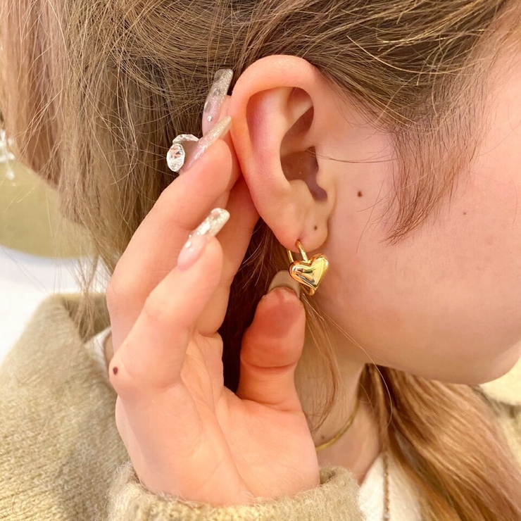 ハート ピアス韓国 ファッション | lattencos | 詳細画像2 