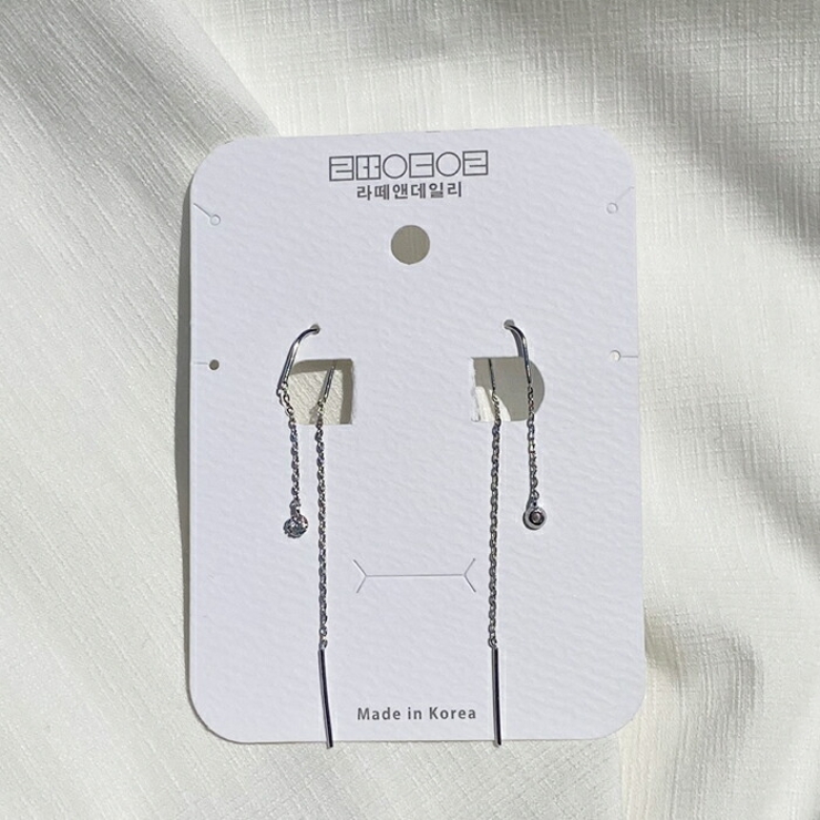 ドロップ チェーン ピアス韓国 | lattencos | 詳細画像2 