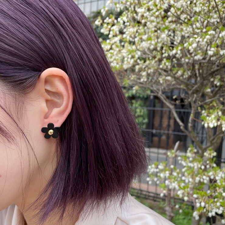 フラワー モチーフ ピアス韓国 | lattencos | 詳細画像5 