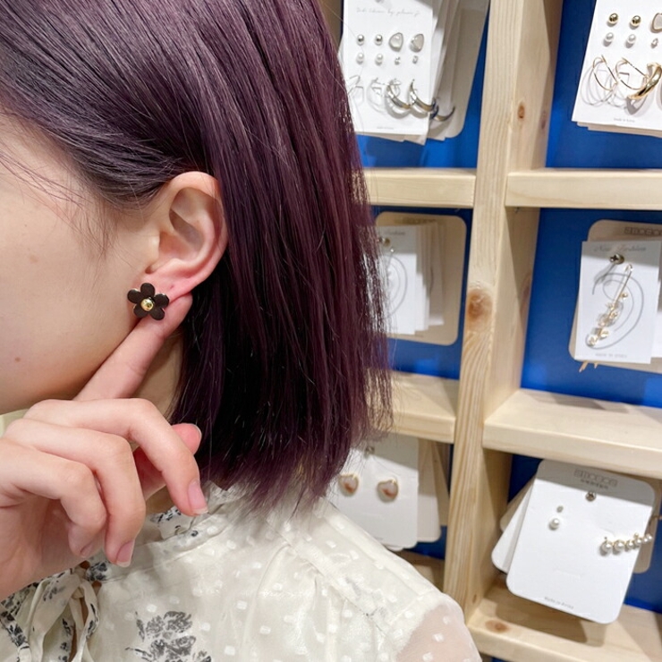 フラワー モチーフ ピアス韓国 | lattencos | 詳細画像8 