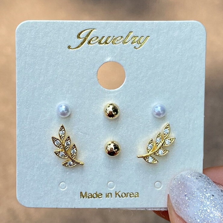 マルチ ピアス 3set韓国 品番 Jnne Lattencos ラテアンドコス のレディースファッション通販 Shoplist ショップリスト