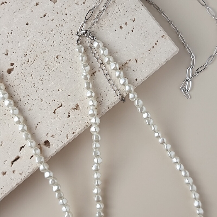 パール ネックレス 韓国 | lattencos | 詳細画像2 