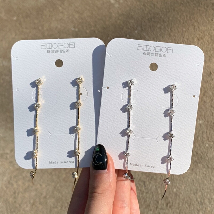 ドロップ ピアス韓国 アクセサリー 品番 Jnne Lattencos ラテアンドコス のレディースファッション通販 毎日送料無料 Shoplist ショップリスト