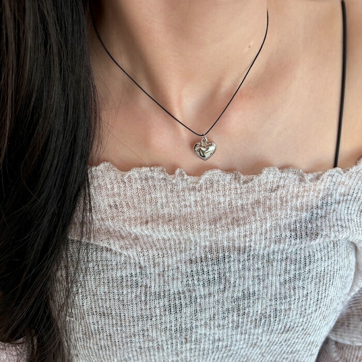 ワンポイントネックレス  韓国アクセサリー | lattencos | 詳細画像2 