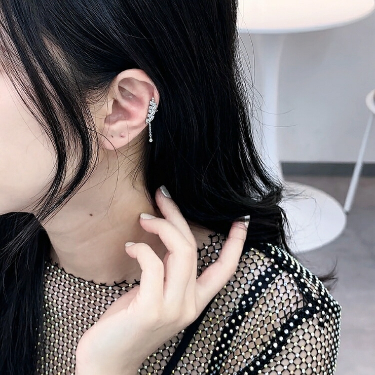 リーフイヤーカフ韓国アクセサリー | lattencos | 詳細画像3 