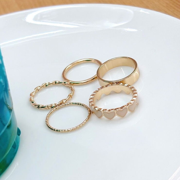 5セットリング韓国アクセサリー | lattencos | 詳細画像4 
