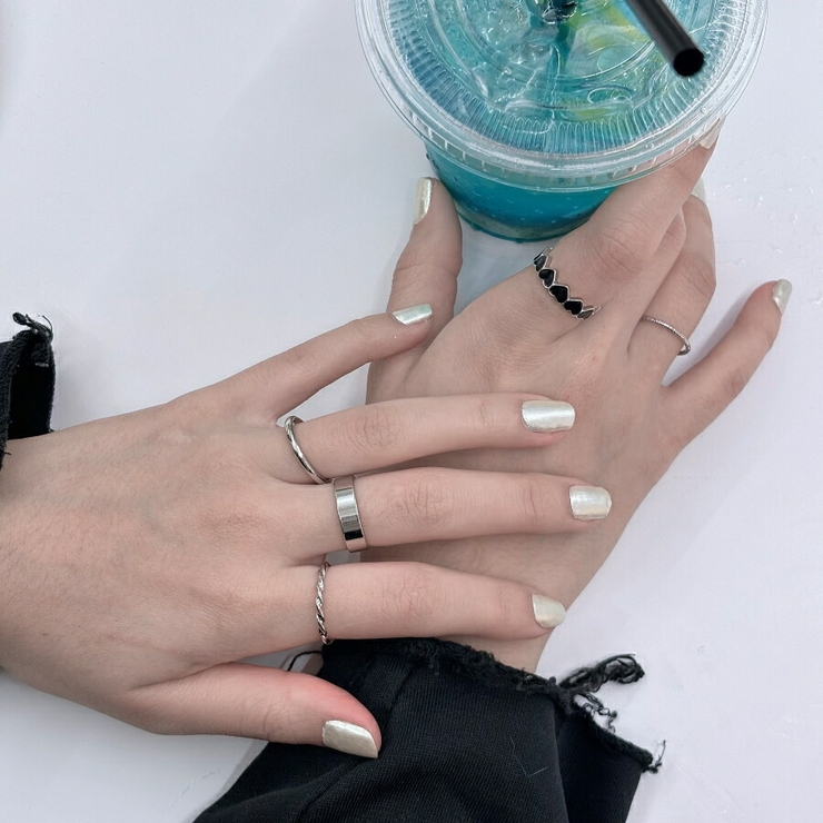 5セットリング韓国アクセサリー | lattencos | 詳細画像1 