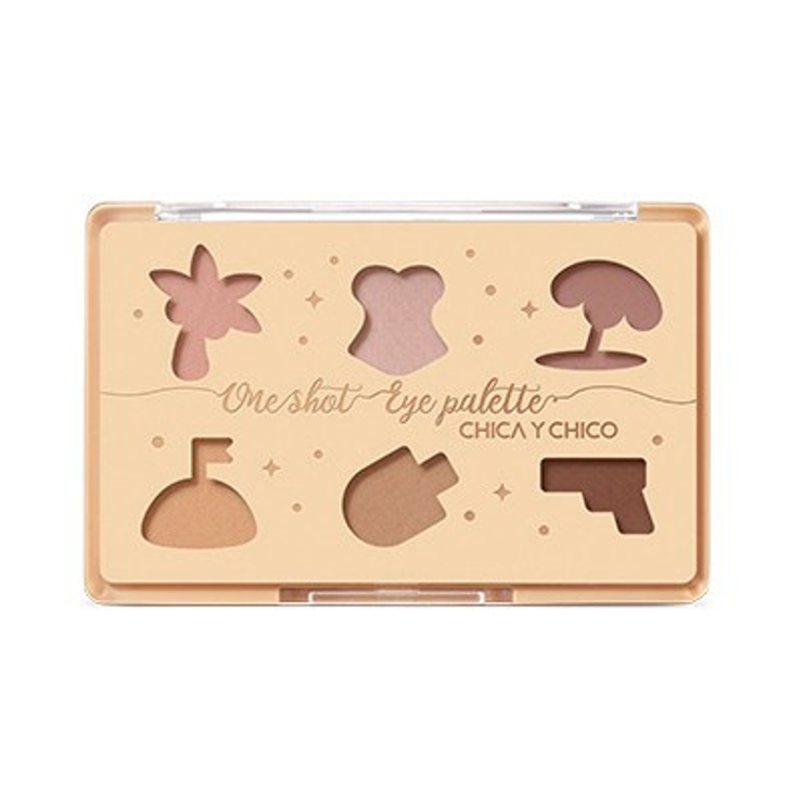 NO.7 MELLOW SAND | チカイチコ アイシャドウ ワンショットアイパレットNo | lattencos