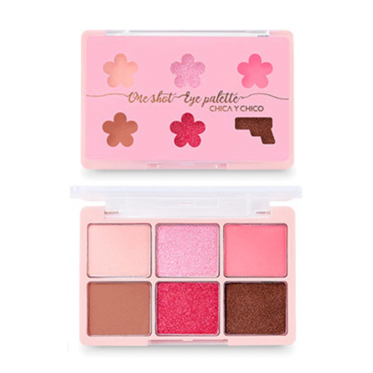 NO.5 PINK | チカイチコ アイシャドウ ワンショットアイパレットスプリングエディション9g | lattencos