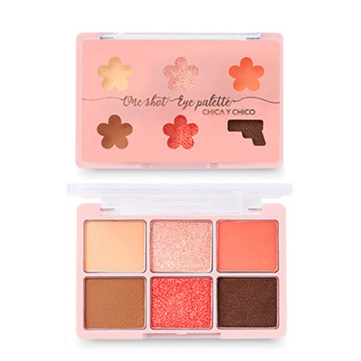 NO.6 BEIGE | チカイチコ アイシャドウ ワンショットアイパレットスプリングエディション9g | lattencos