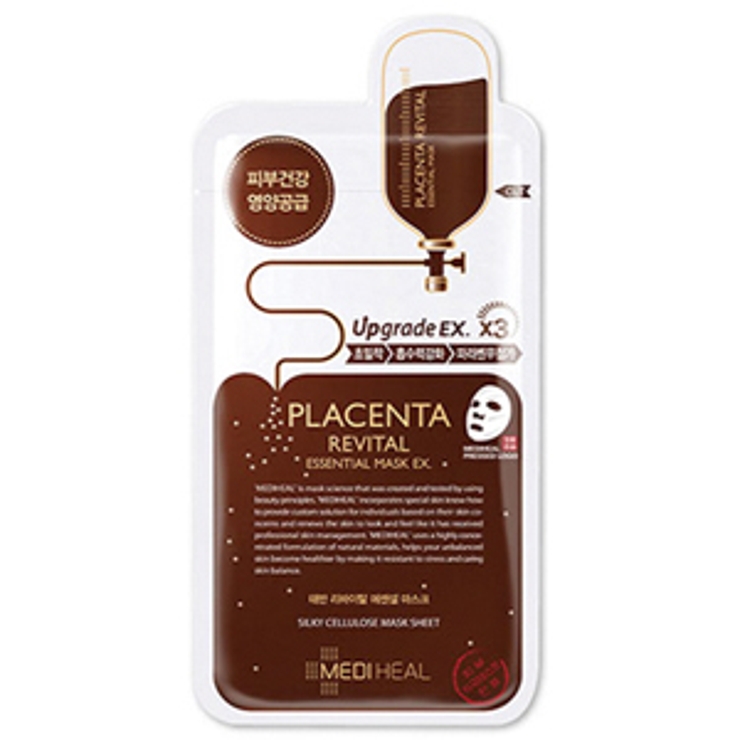 Placenta Revital Essential Mask | MEDIHEAL メディヒール マスクシート | lattencos
