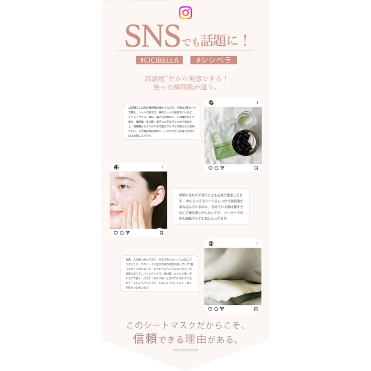 シートマスク 30枚 エクソソーム | cici bella | 詳細画像6 
