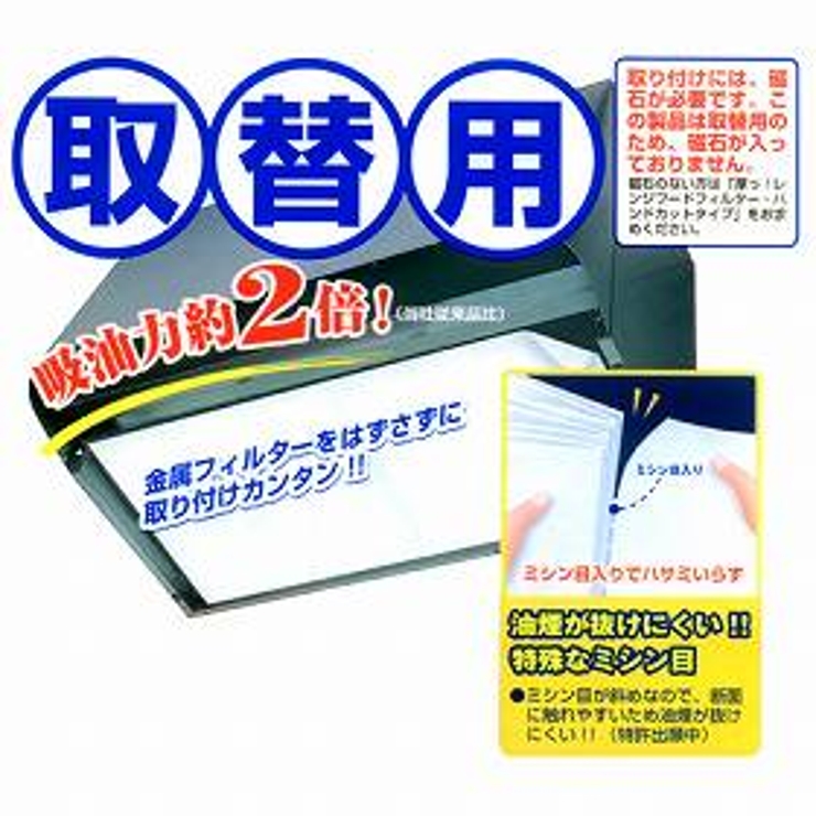 レンジフードフィルター 厚型 ハンドカット | livingut | 詳細画像1 