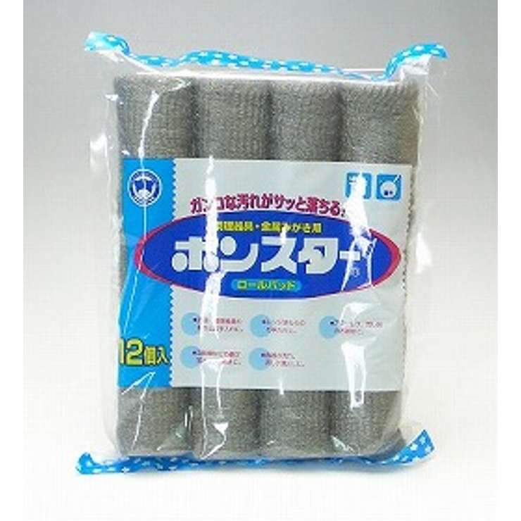 ロールパッド スチールウール 12個入 | livingut | 詳細画像1 