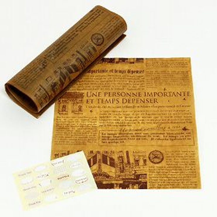 ワックスペーパー クールブラウン ラッピングペーパー | livingut | 詳細画像3 