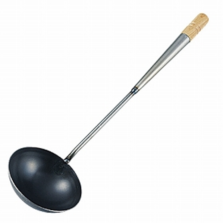 中華お玉 大 鉄製 中華おたま 調理器具 業務用 | livingut | 詳細画像1 