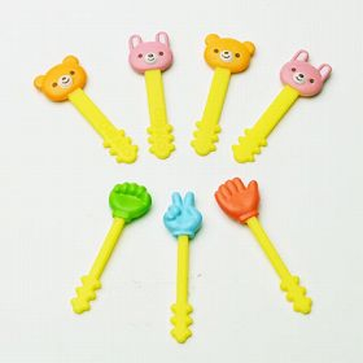 ピック アニマルじゃんけん 7本入 キャラ弁 ピックス お弁当グッズ デコ弁 | livingut | 詳細画像2 