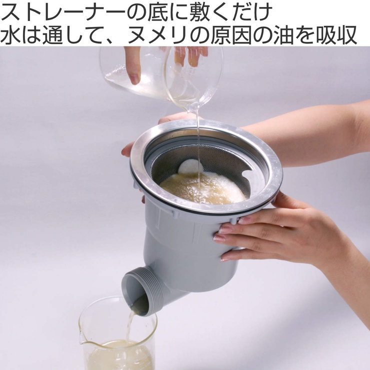 油こし 三角コーナー 吸って！ヌメリガード君 | livingut | 詳細画像2 