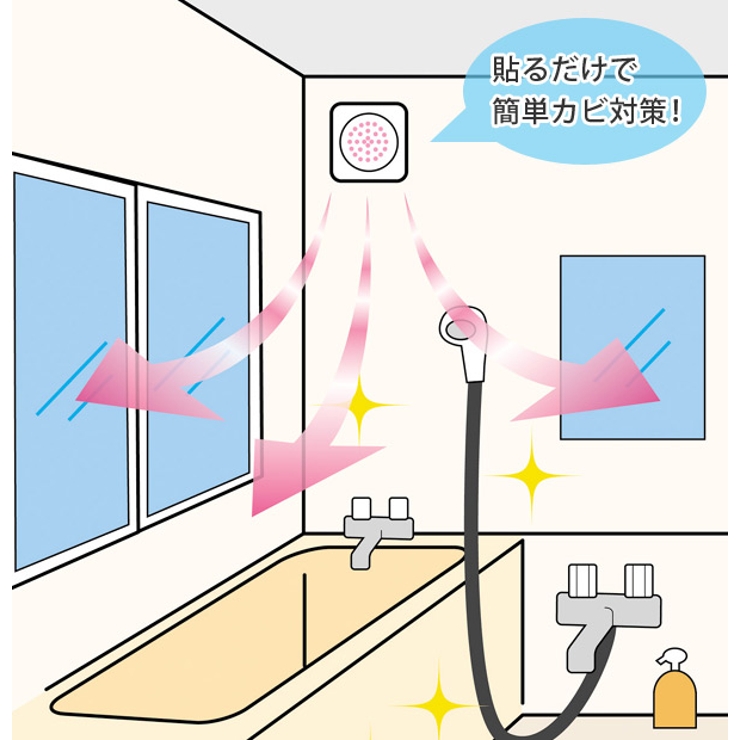 カビ対策 勝手にカビ取り お風呂用 | livingut | 詳細画像3 