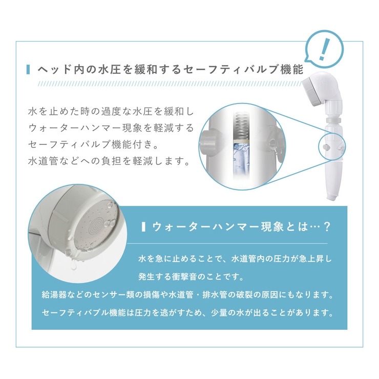 シャワーヘッド 節水 3D | livingut | 詳細画像9 