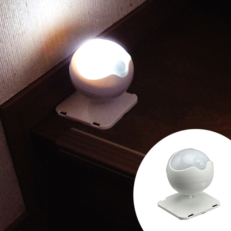 防犯ライト 防雨 LEDセンサーライト 屋外用 玄関 防犯対策 ＬＥＤ | livingut | 詳細画像1 