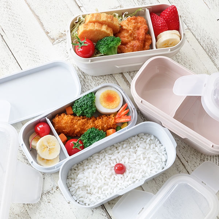 お弁当箱 2段 600ml[品番：KRFH0015888]｜livingut（リビングート